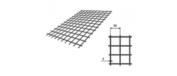Сетка сварная (дорожная) 50х50х3мм 1х2м купить с доставкой в Чепелево